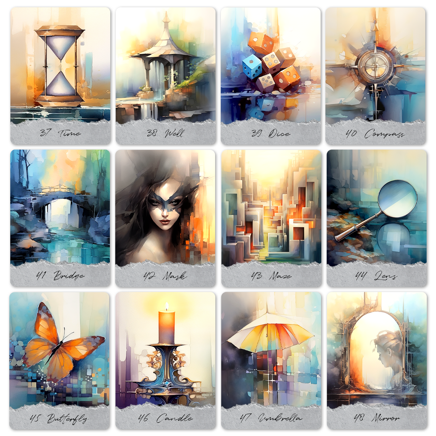 Watercolor Dreams Lenormand
