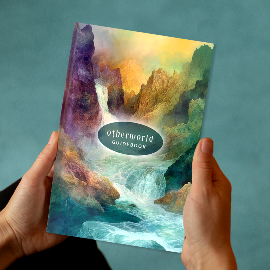 The oracle guidebook that accompanies the Otherworld Oracle deck created by Night Willow Oracle for oracle lovers