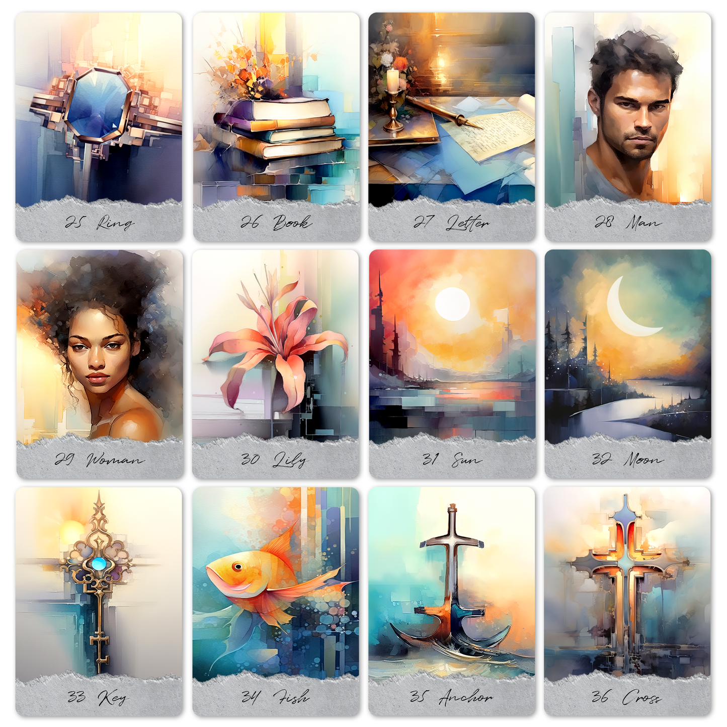 Watercolor Dreams Lenormand